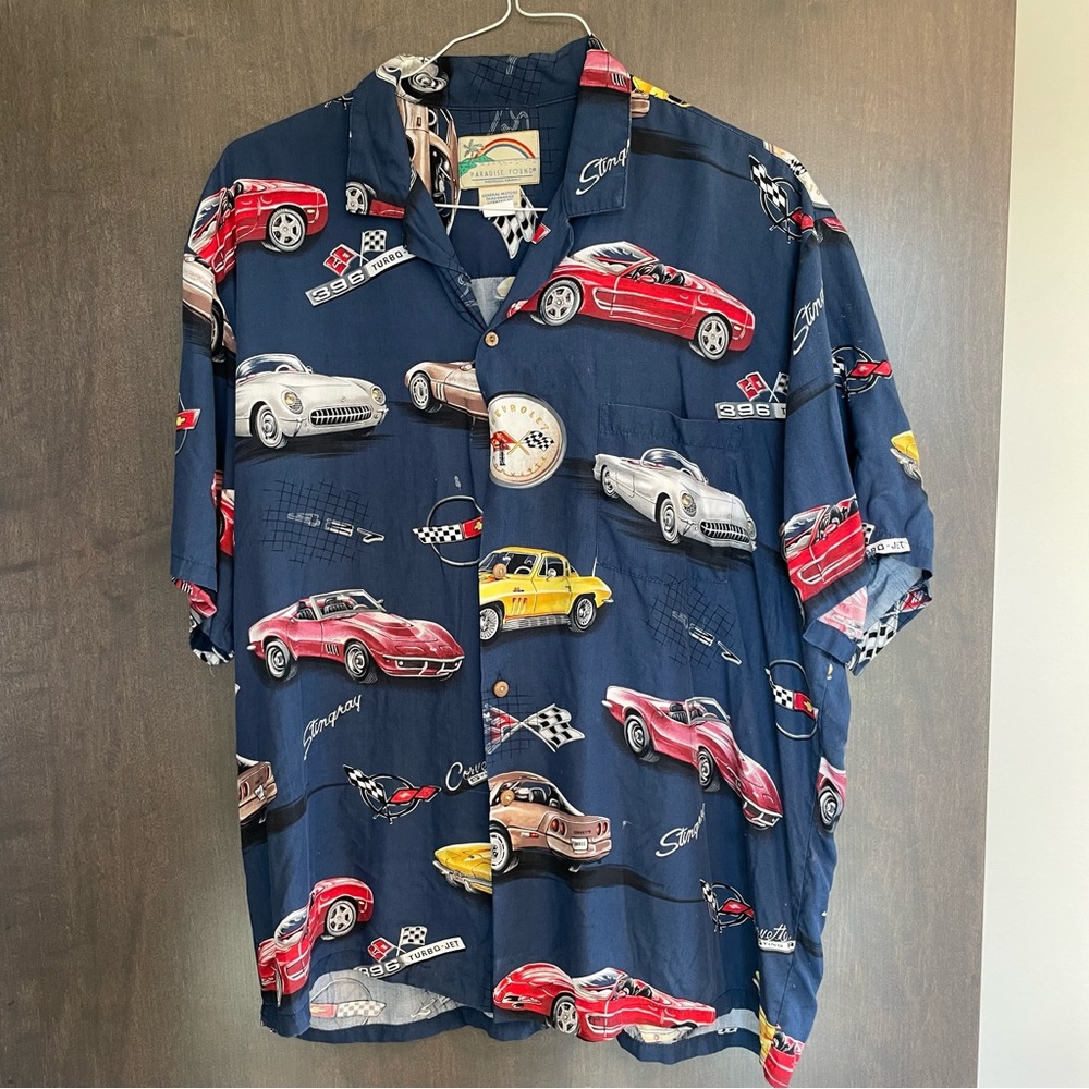 Vintage Men’s Short Sleeve Button Down Shirt
